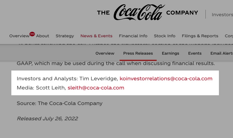 How to Write an Editor's Note at The End of a Press Release 6 Example Contact Info in Press Release